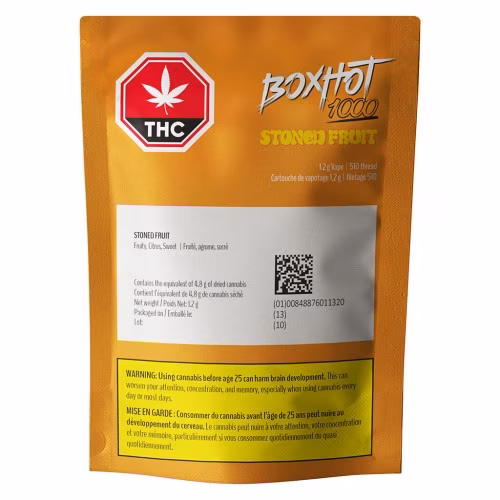 BOXHOT - Stoned Fruit 510 Thread Cartridge