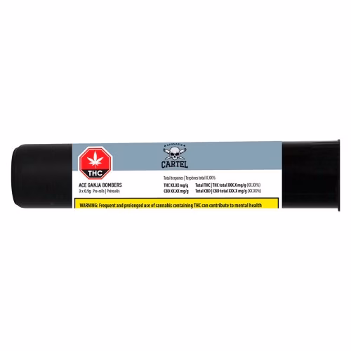 Cannabis Cartel QUADS - Ace Ganja Bombers Pre-Roll