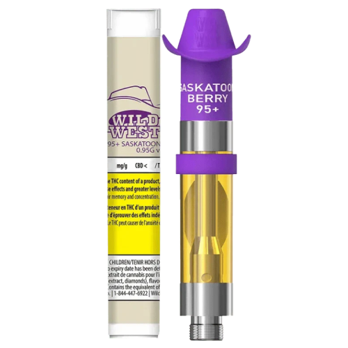 Wild West - 95+ Saskatoon Berry Liquid Diamonds 510 Thread Cartridges