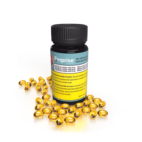 CBG+ CBD 50mg  Softgels