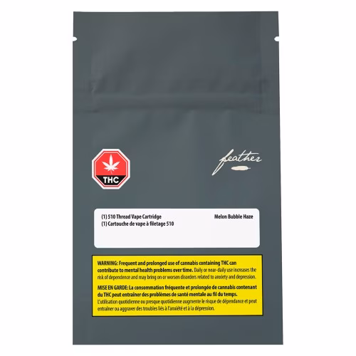 Feather - Melon Bubble Haze 510 Vape Cartridge