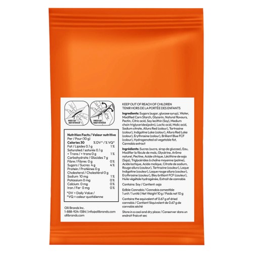 Stikistix - 1:1:1:1 Sour Fizzy Peach Lemonade CBG/CBN/THC/CBD