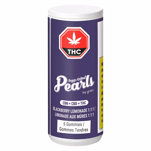 Pearls by Grön - Blackberry Lemonade 1:1:1 CBN/CBD/THC