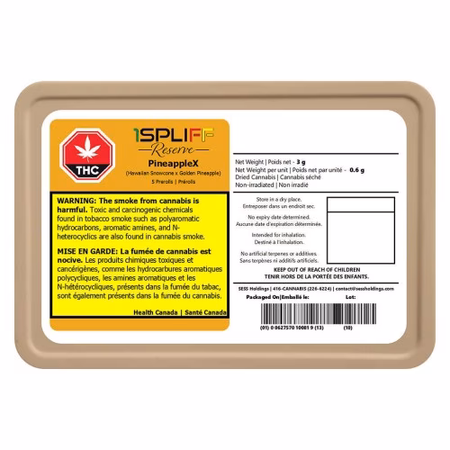 1Spliff Reserve - PineappleX Premium Glass Tip
