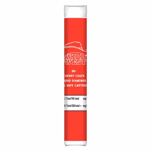 Wild West - Wild West 96+ Cherry Chaps Liquid Diamonds 510 Thread Cartridge - Sativa - 0.95g