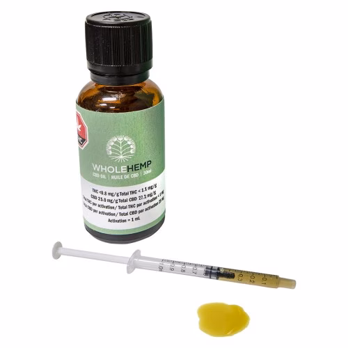 WholeHemp - CBD 25 Full Spectrum Oil