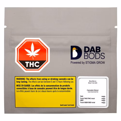 Dab Bods - Fuzzy Peach Shatter 2.0