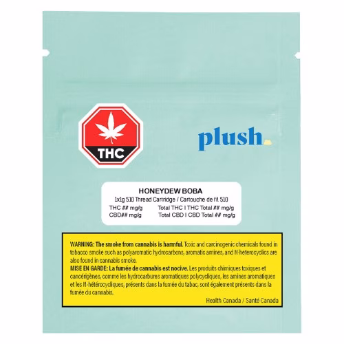 Plush - Honeydew Boba 510 Thread Cartridge