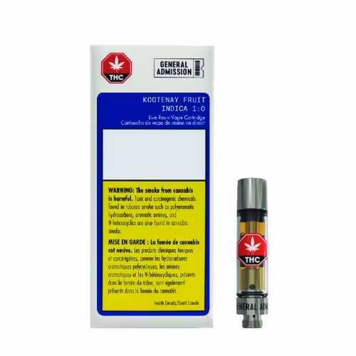 General Admission - Kootenay Fruit Live Resin 510 Thread Cartridge