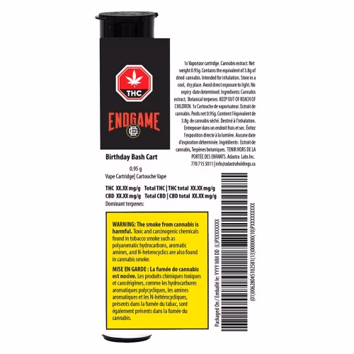 Endgame - Birthday Bash 510 Thread Cartridge