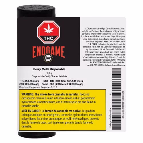 Endgame - Berry Melts Disposable