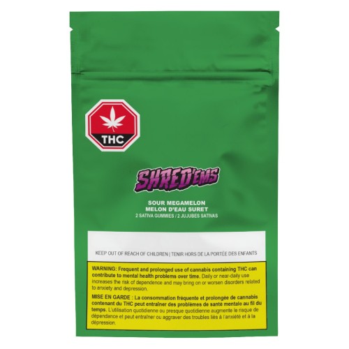 SHRED'EMS - Sour Megamelon Gummies