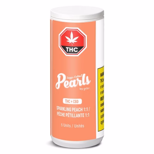 Pearls by Grön - Sparkling Peach 1:1 CBD:THC