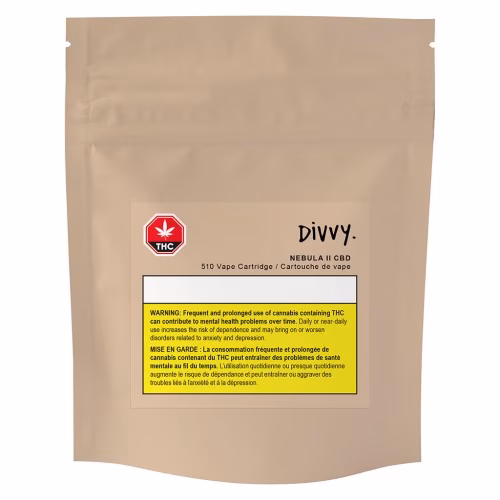 Divvy - Nebula II CBD 510 Thread Cartridge