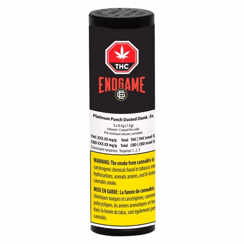 Endgame - Platinum Punch Dusted Dank .5s Infused Pre-Roll