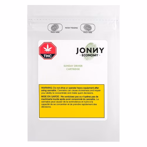 Jonny Economy - Sunday Driver - 1G - 510 Cartridge