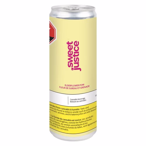 Sweet Justice - Elderflower Pom Fizz THC:CBD 1:1