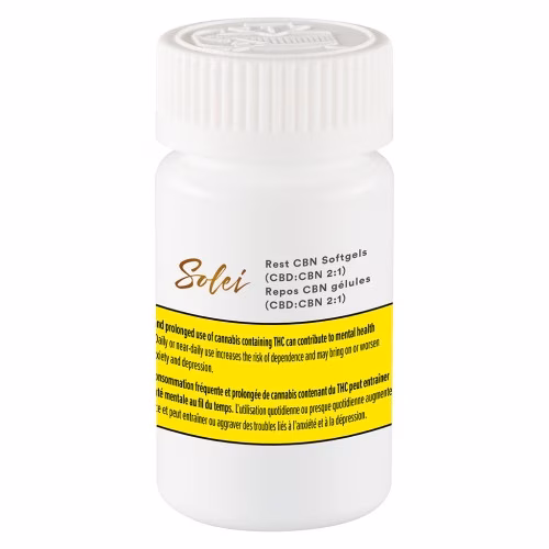 Solei - Rest CBN Softgels (CBD:CBN 2:1)