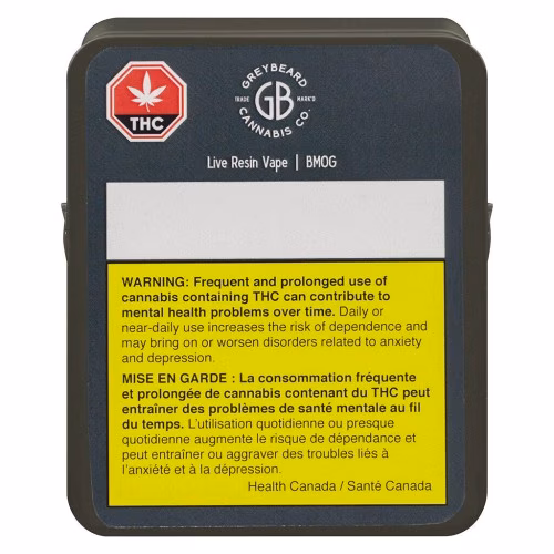 Greybeard - BMOG Live Resin 510 Thread Cartridge