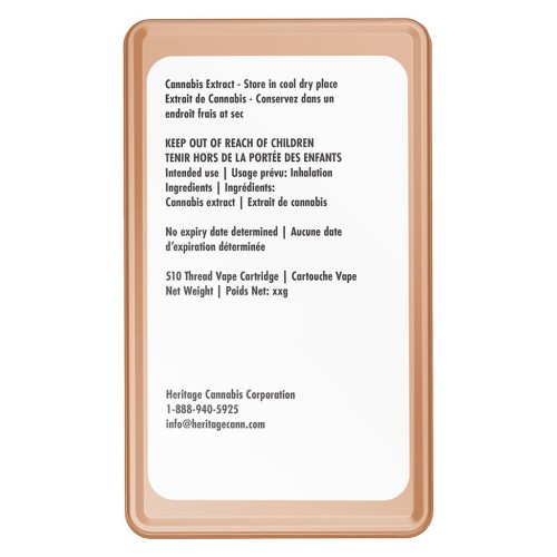 Adults Only - Crème Royale Kush NSFW Liquid Blunt Dia 510 Thread Cartridge