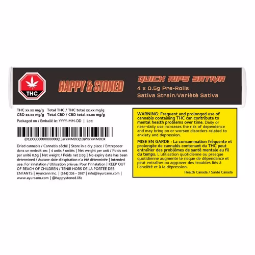 Happy & Stoned - Quick Rips Sativa Pre-Roll