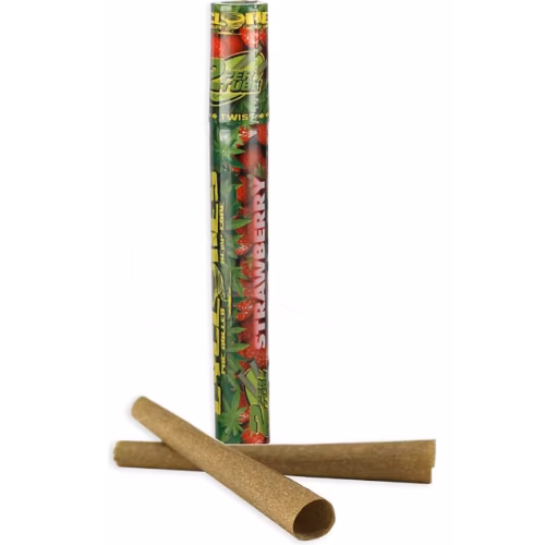 Cyclone Hemp Wraps Strawberry 2-Pack Cones