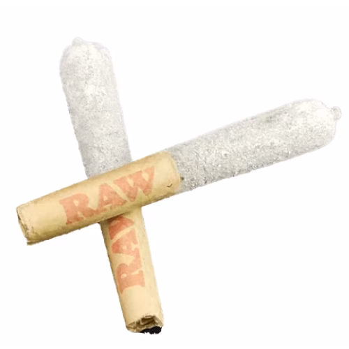 Dab Bods - Frosted Peach Diamond Dusted Resin Infused Pre-Roll