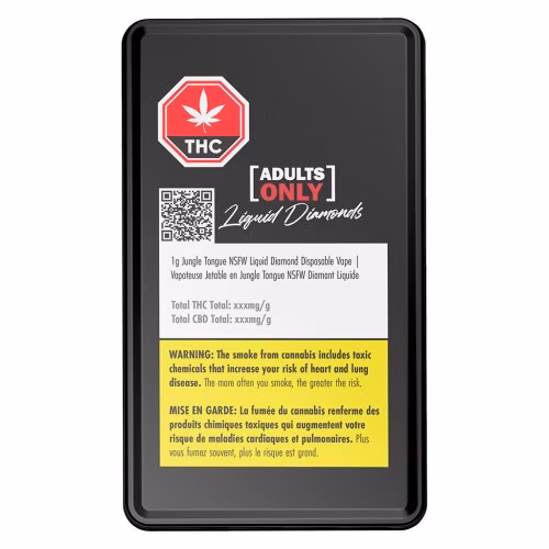 Adults Only - Jungle Tongue NSFW Liquid Diamond Disposable Vape