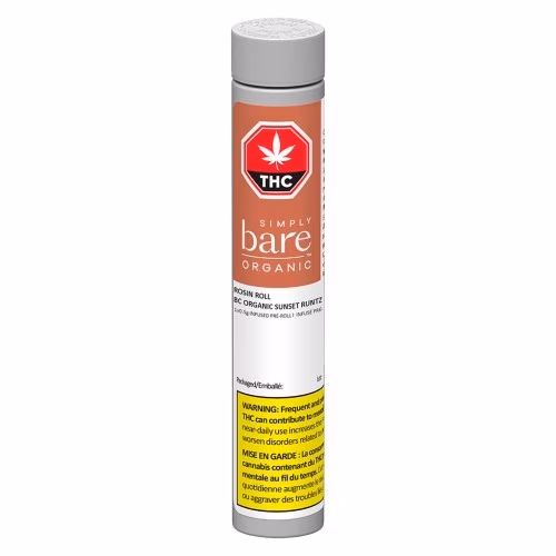 Simply Bare - BC Organic Sunset Runtz Rosin Infused Pre-Roll