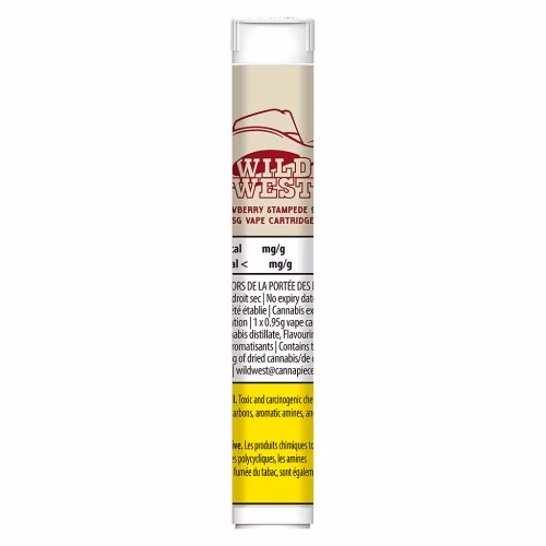 Wild West - 95+ Strawberry Stampede Liquid Diamonds 510 Thread Cartridge