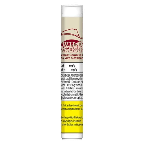 Wild West - 95+ Strawberry Stampede Liquid Diamonds 510 Thread Cartridge