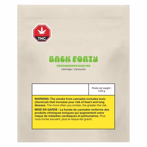 Back Forty - Strawberry Kiwi Ice 510 Thread Cartridge