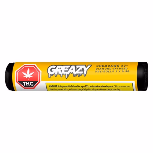 GREAZY - Chemdawg 60+ Double Infused Pre-Roll