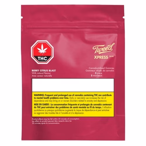 Tweed - Xpress Berry Citrus Blast Gummies