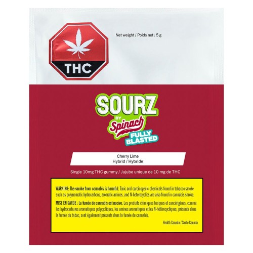 SOURZ by Spinach - Fully Blasted Cherry Lime Gummy