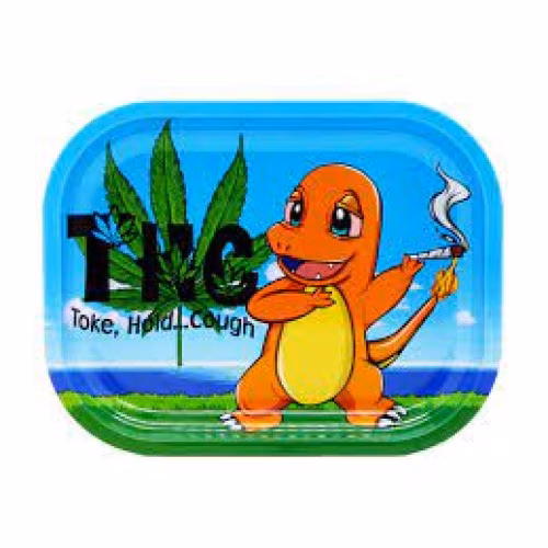 THCharmander Metal Rolling Tray - Small