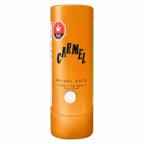 Carmel - Animal Face Pure Live Resin 510 Vape Cartridge