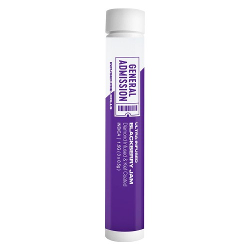 General Admission - Blackberry Jam Diamond Infused Pre-Roll