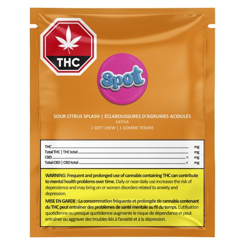 SPOT - Sour Citrus Splash Sativa Soft Chew