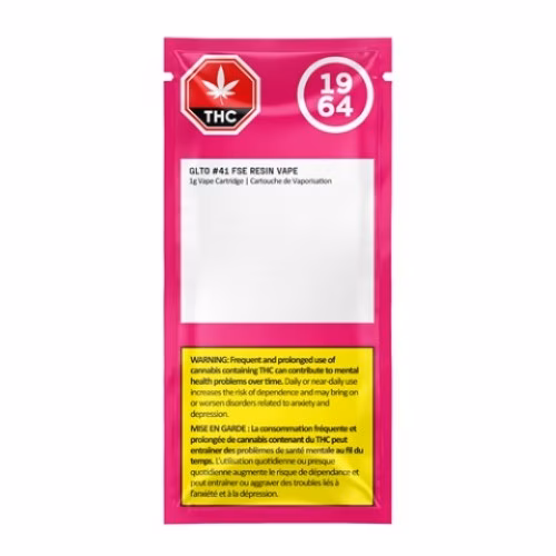 1964 - GLTO #41 FSE Resin Vape Cartridge