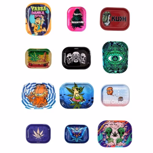 Metal Rolling Tray - Assorted Small