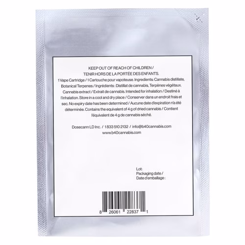 Back Forty - Sour Apple 510  Vape Cartridge