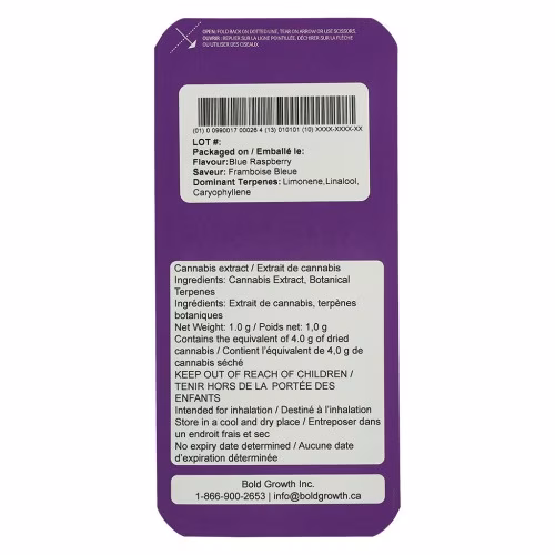 BOLD GLAZED - Electric Blue Liquid Diamond Aio Disposable