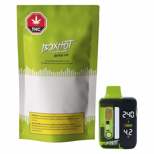 BOXHOT Highlighters - Alien OG Liquid Diamond Charged AIl-In-One  Disposable Vape