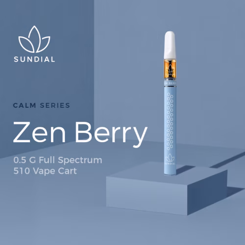 Sundial - Zen Berry Full Spectrum 510 Vape Cartridge