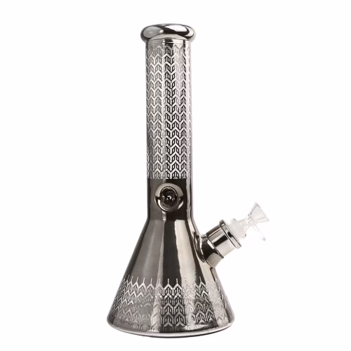 12" 7mm Infinity Loop Glass Bong
