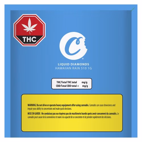 C. - Liquid Diamonds Hawaiian Rain 510 Thread Cartriage
