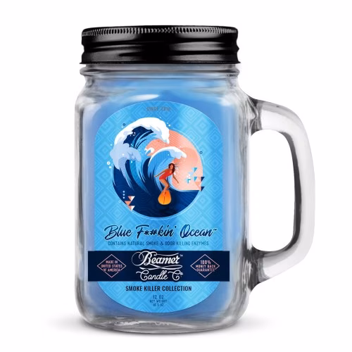 Blue F*#kin' Ocean Smoke Killer Collection - 12oz Candle