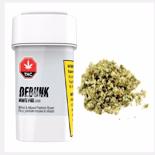 DEBUNK - White Fire Sativa Milled & Infused (3g)