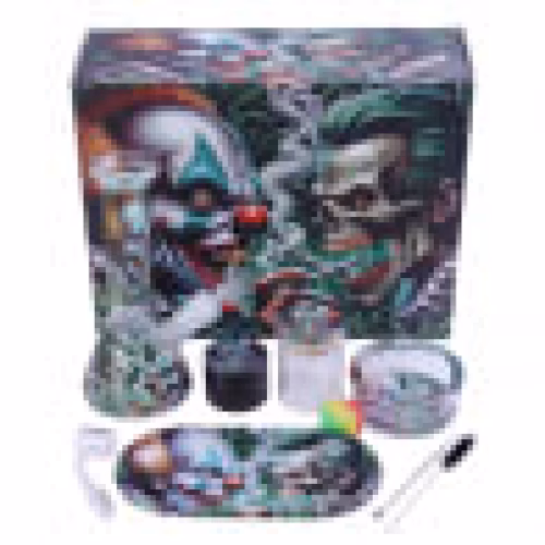 SMOKING SET WITH GIFT PACKING BOX EVIL CLOWN